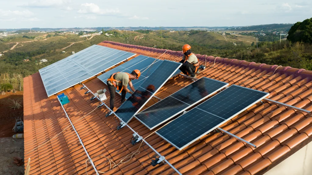 Empresa siella solar instalado um projeto de energia fotovoltaica